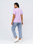 Футболка женская Смайл лаванда