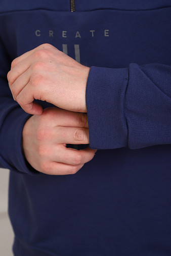 Костюм мужской Старк 3-х нитка петля индиго