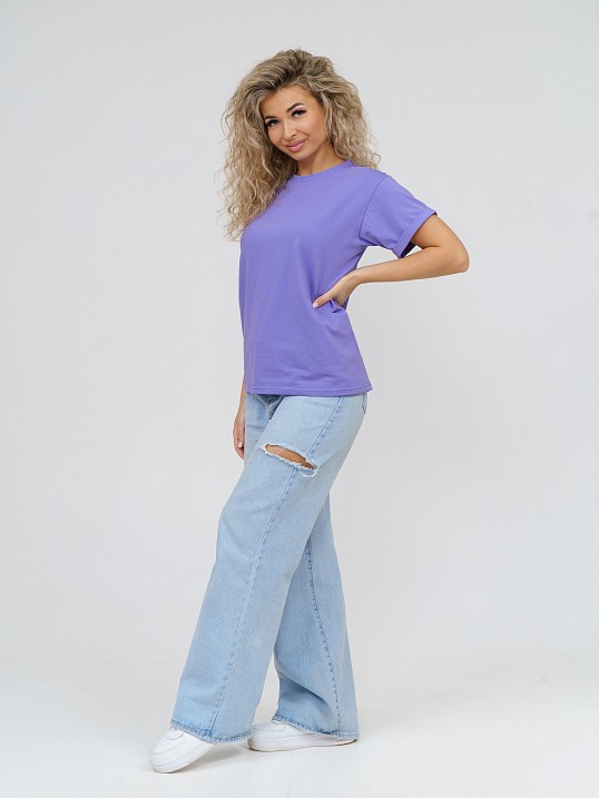 Футболка женская Классика василек Футболка женская Классика василек