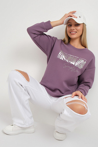 Свитшот женский Флёр слива