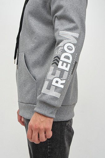 Толстовка муж. Дэнди 3-х нитка начес серый