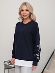 Толстовка женская Дабл т.индиго
