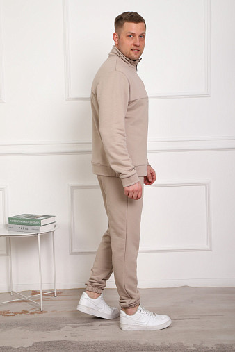 Костюм мужской Старк 3-х нитка петля каштановый