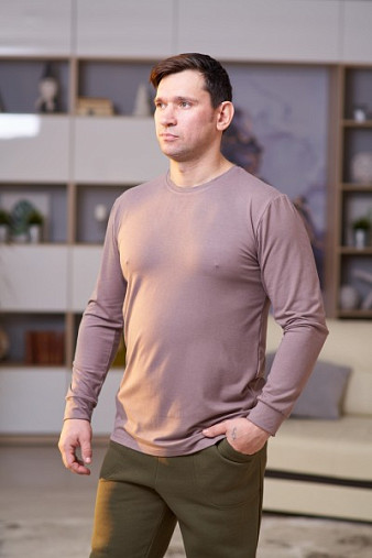 Лонгслив мужской Премиум кофе