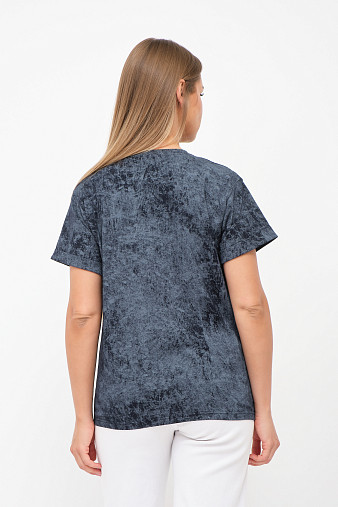 Футболка женская Арабеска т.индиго