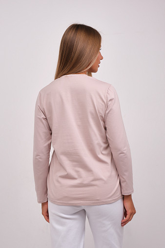 Лонгслив женский Сигма пудра