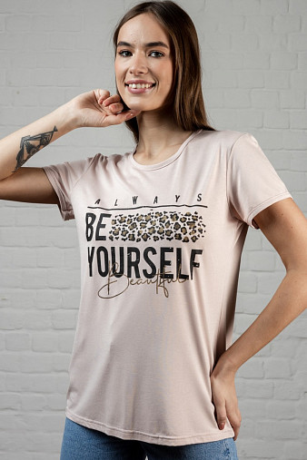 Футболка Селфи чайная роза