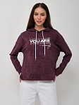 Толстовка женская Винтаж баклажан
