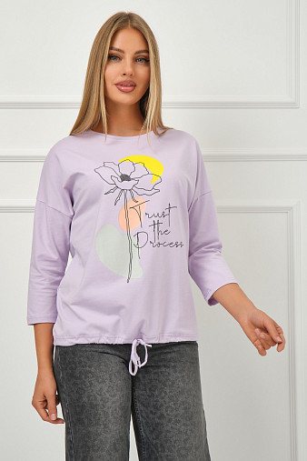 Лонгслив Николь лаванда