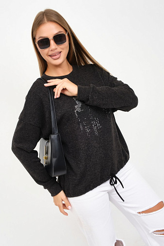 Джемпер женский Келли-2 т.серый