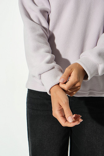 Толстовка жен. Тренд-2 флис дымчатый