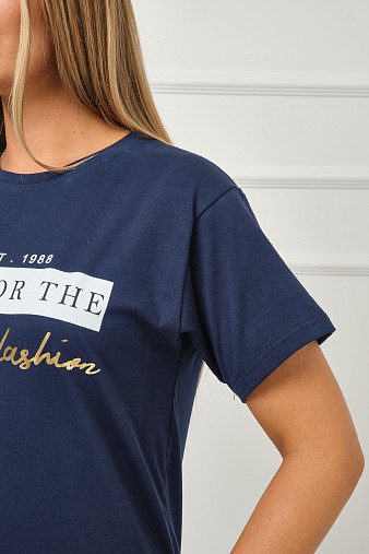 Футболка женская Имидж индиго