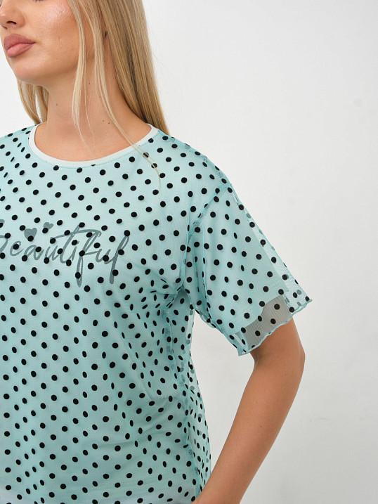 Футболка женская Бьюти вискоза ментол