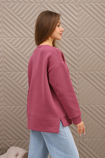 Свитшот женский Флёр брусника