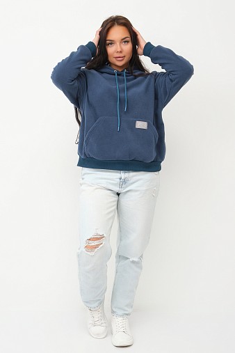 Толстовка женская Бэлла флис петроль