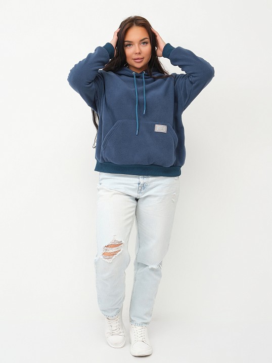 Толстовка женская Бэлла флис петроль