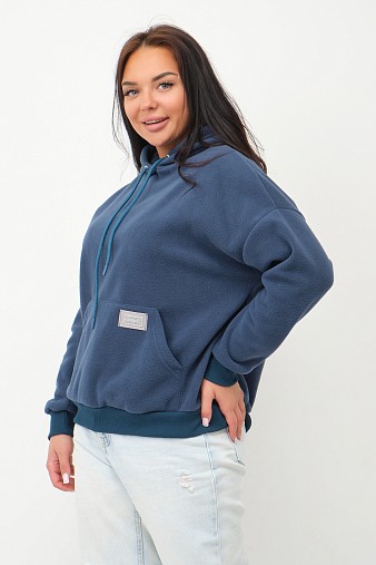 Толстовка женская Бэлла флис петроль