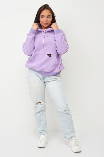 Толстовка женская Бэлла флис лаванда