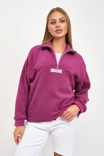 Толстовка жен. Тренд-2 флис лиловый