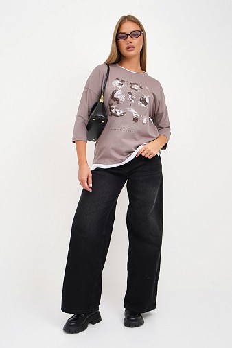 Лонгслив женский Тудей визон