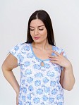 Ночная сорочка Крыло голубой