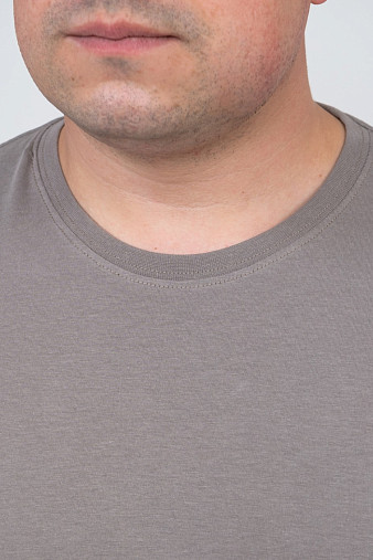 Футболка мужская  арт.М5003 серо-кофейный