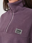 Толстовка жен. Тренд флис т.лиловый