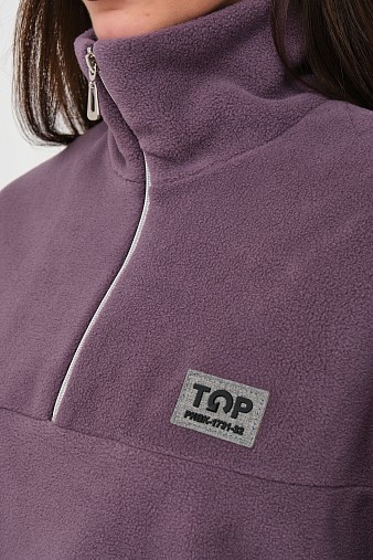 Толстовка жен. Тренд флис т.лиловый