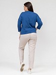Лонгслив Николь интерлок индиго Лонгслив Николь интерлок индиго