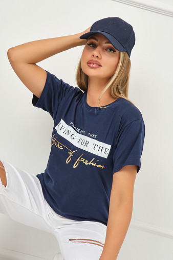 Футболка женская Имидж индиго