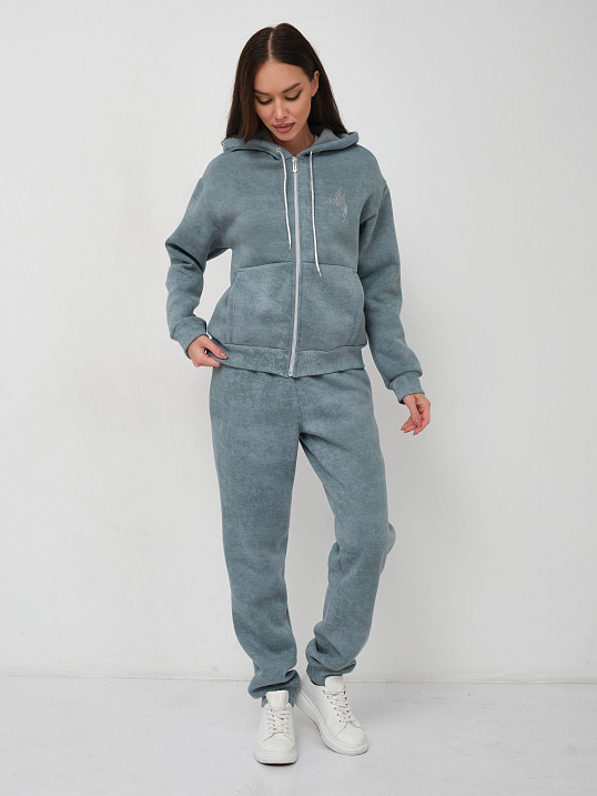 Костюм женский Дюна начёс фисташка