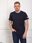 Футболка мужская Смарт синий/меланж