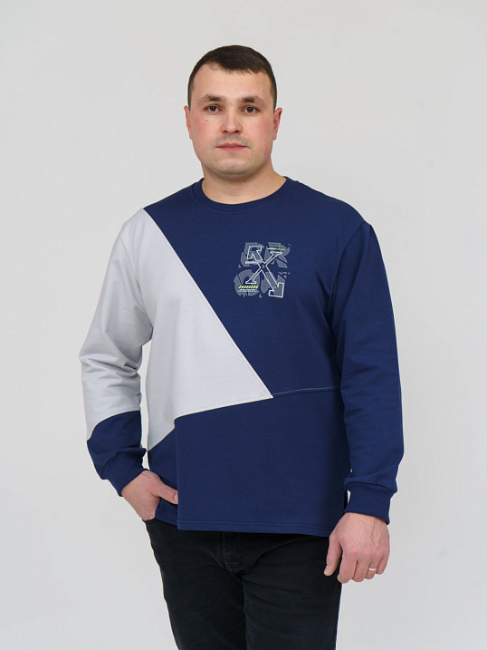 Толстовка мужская Форвард индиго
