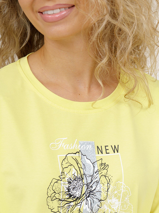 Лонгслив Стиль лимон