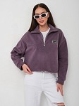 Толстовка жен. Тренд флис т.лиловый