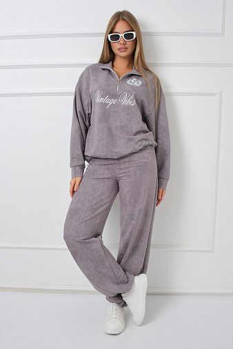 Костюм женский Верона варенка серый