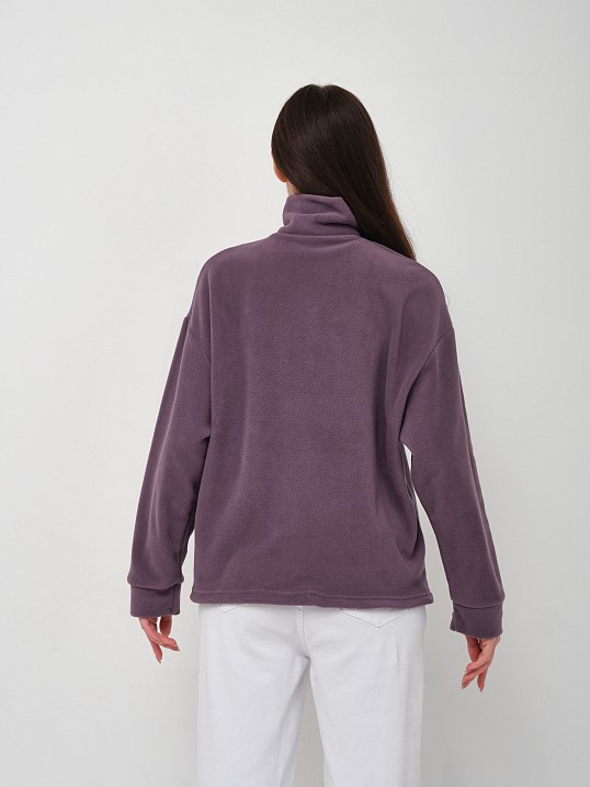 Толстовка жен. Тренд флис т.лиловый