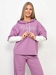 Костюм женский Венди со стразами брусника