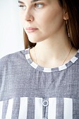 Костюм Вдохновение серый/полоса