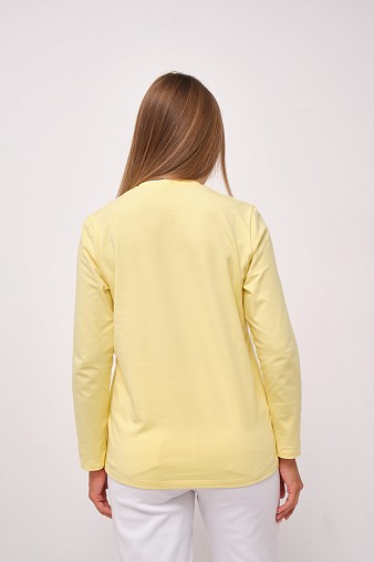 Лонгслив женский Сигма лимон