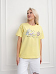 Футболка женская Смайл лимон