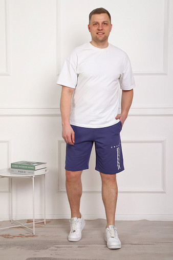 Шорты муж. Хамелеон футер индиго