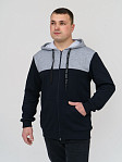 Толстовка мужская Фаворит черный 3-х нитка петля