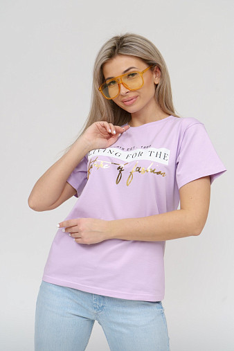 Футболка женская Имидж лаванда