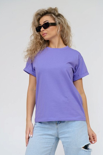 Футболка женская Классика василек