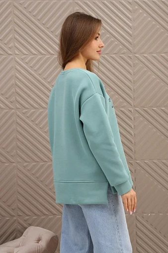 Свитшот женский Лео фисташка