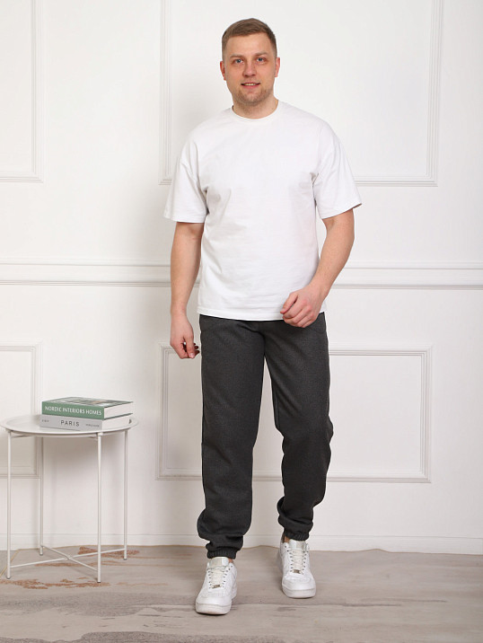 Брюки мужские теплые т.серый