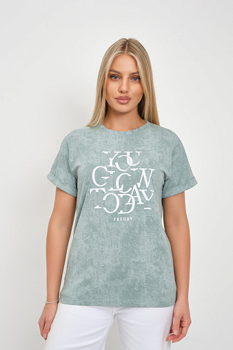 Футболка жен. Лиона варенка фисташка