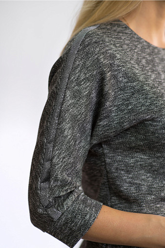 Платье Обаяние серое