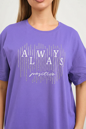 Футболка женская Флай василек